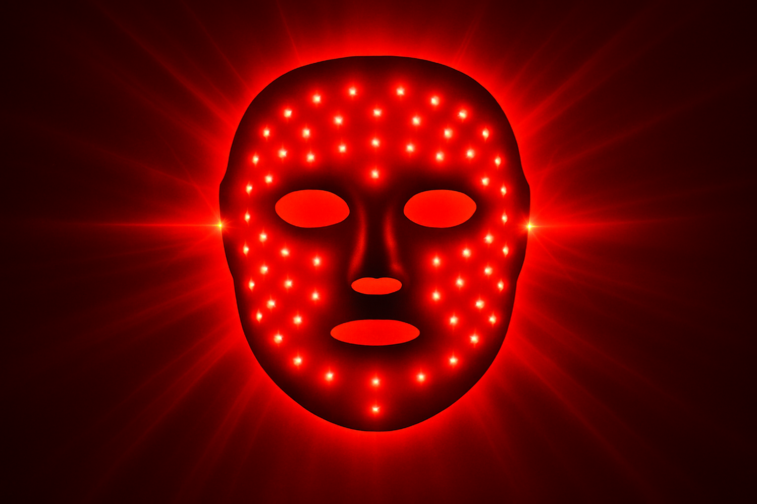 Let it illuminate the page and glow in the dark really emphasize the color red
