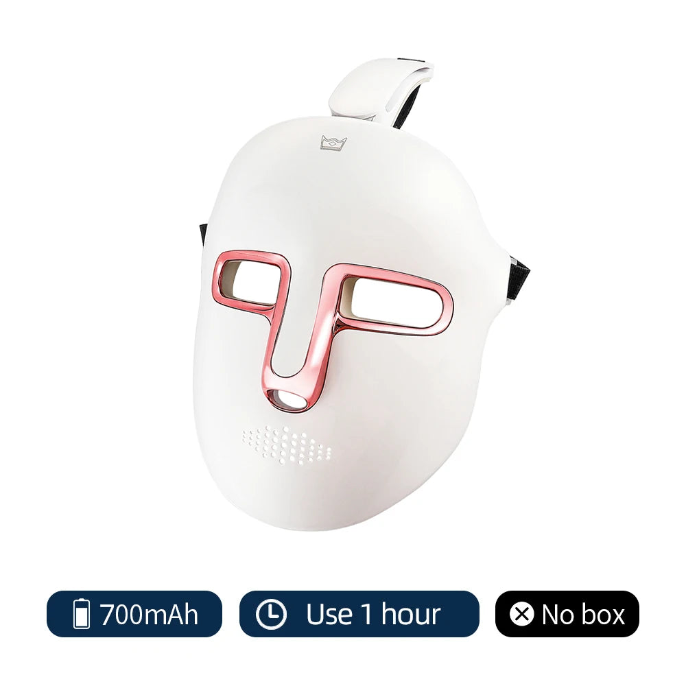 7 Colors Photon Facial LED Mask Red Light Therapy Anti Aging Face Neck Beauty Mask Relaxation Treatment Anti-Wrinkle Skin Care