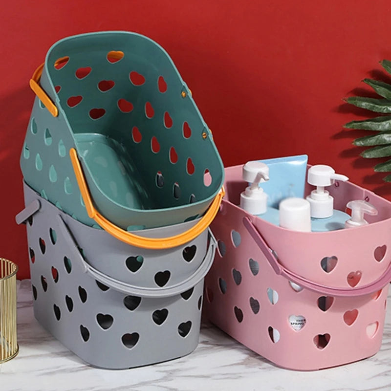 Plastic Cleaning Supply Storage Basket Toiletry Bag College Dorm