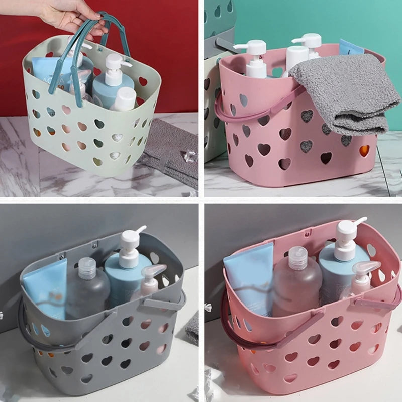 Plastic Cleaning Supply Storage Basket Toiletry Bag College Dorm