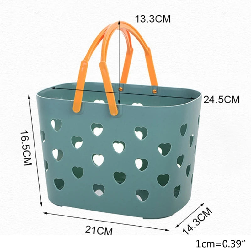 Plastic Cleaning Supply Storage Basket Toiletry Bag College Dorm