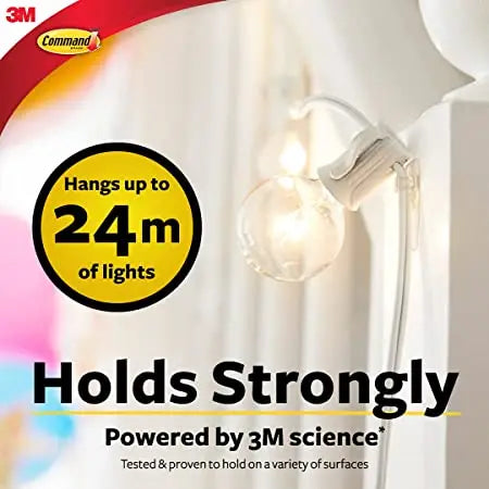 2packs X 3M Command Decorating Clips Damage-Free Hanging Clear clips mini transparent hook Lights Clip removes cleanly