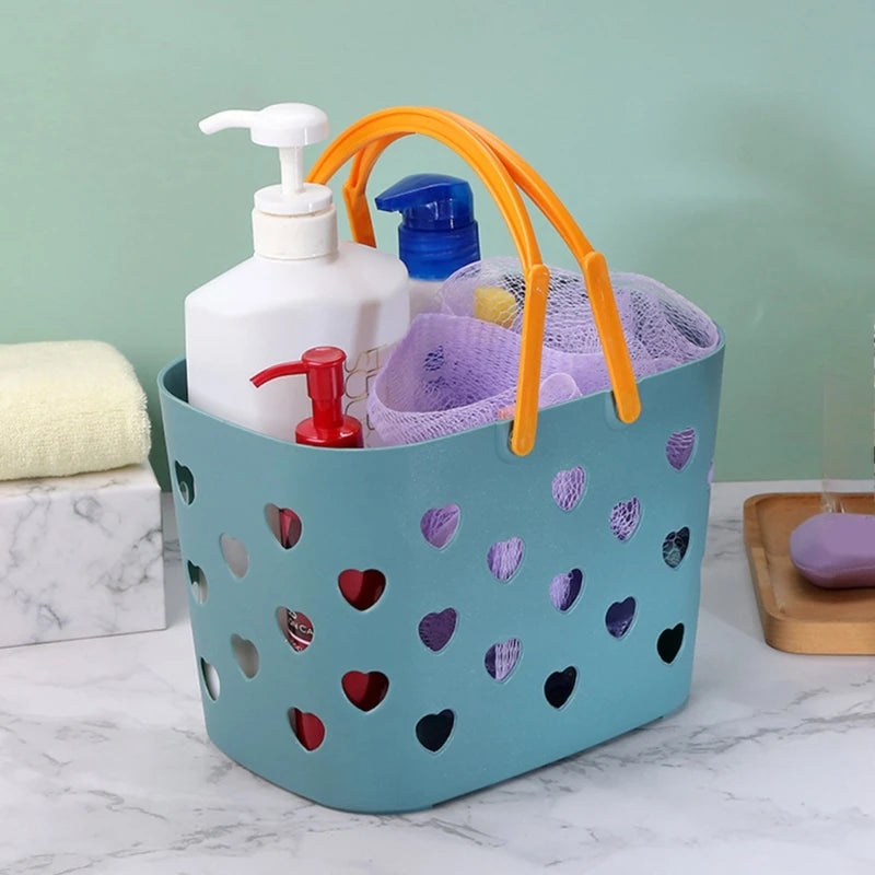 Plastic Cleaning Supply Storage Basket Toiletry Bag College Dorm